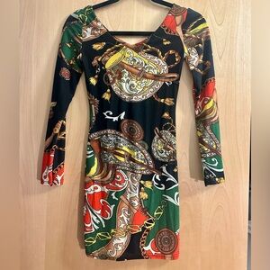 5/$35 Baroque bodycon dress